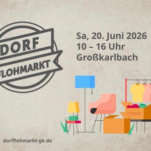 Dorfflohmarkt 2026 in Großkarlbach