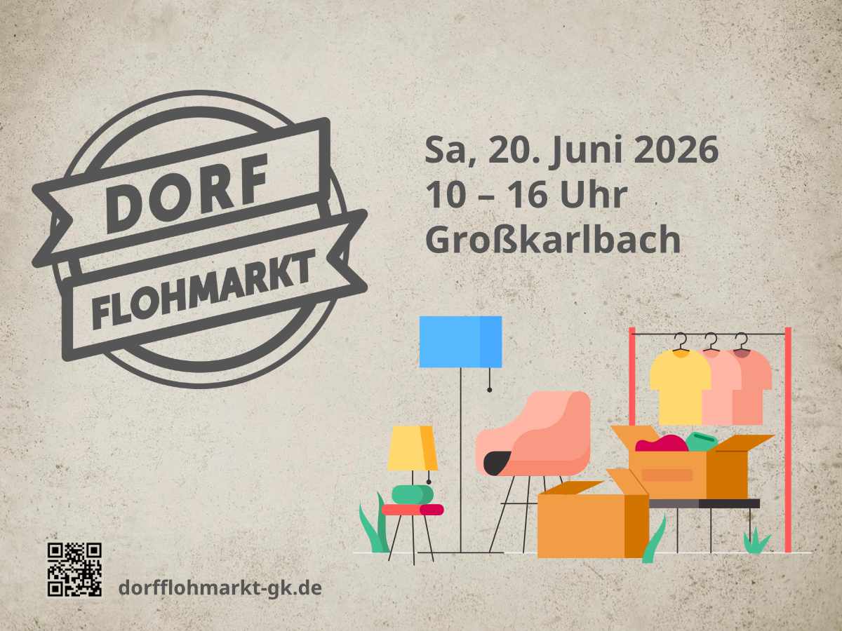 Dorfflohmarkt 2026 in Großkarlbach